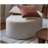Pouf cocooning Julika bouclé